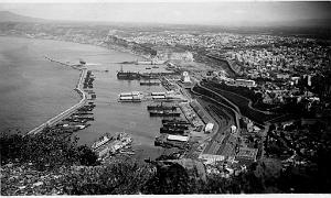 PANORAMA PORT D ORAN DANS LES ANNEES 1930